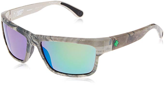 Spy Optic Frazier Happy Lens Wrap Sunglasses (Spy + Real Tree/Happy Bronze Polar w/Green Spectra)