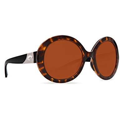 Costa Del Mar Isla Women's Polarized Sunglasses, Retro Tortoise w/ Black TC
