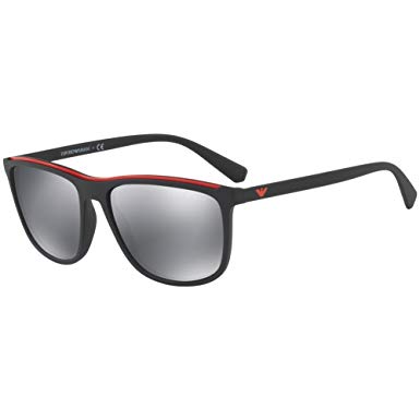 Emporio Armani EA4109 50426G Matte Black EA4109 Rectangle Sunglasses Lens Categ