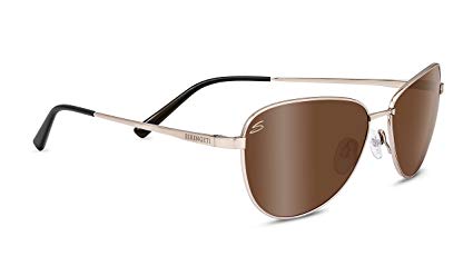 Serengeti 8411 Gloria Polarized Drivers Sunglasses, Soft Satin Gold