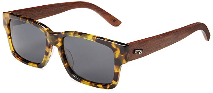 Proof Eyewear Unisex Bannock Black Tiger Camo Eco Wood Handcrafted Water Resistant Wooden Sunglasses